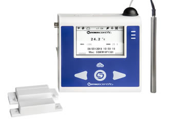 開閉式ドライ接点温度センサー Open/Close Dry Contact Temperature Sensor ― Wi-Fi OTA B18-200-OTA